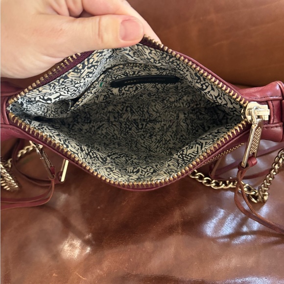 Rebecca Minkoff Red Crossbody Chain Purse Bag - Picture 7 of 13